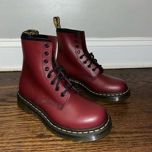Doc Martens 1460 Smooth Leather Lace Up Boots
